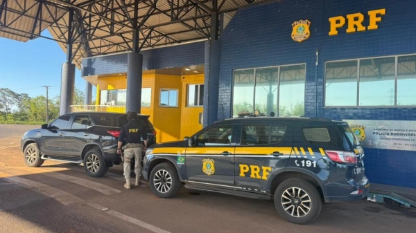 Veículo recuperado. Foto: PRF