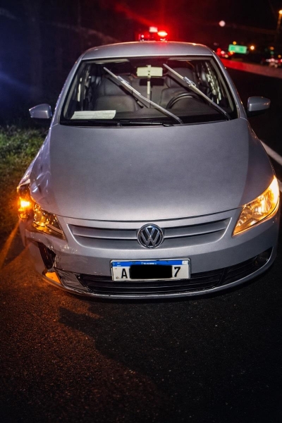 Veículo com placas de Toledo. Foto: PRE.