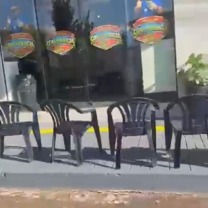 Imagem registrada momentos antes do início da inauguração.