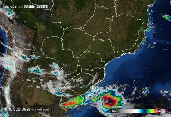 Satélite Goes-19. Foto: Simepar.