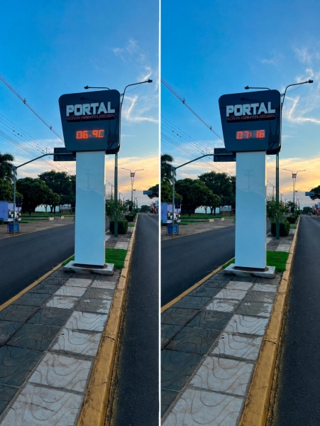 Seis graus marcando na manhã deste domingo. Foto: Portal