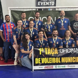 Com arquibancadas lotadas, o público acompanhou partidas emocionantes e de alto nível técnico, que definiram os campeões da competição. Foto: Assessoria.