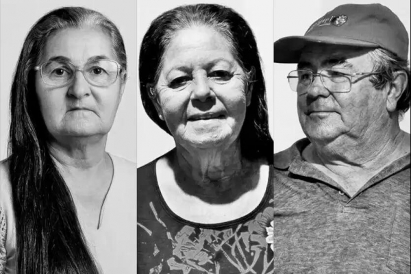 Foto: Reprodução (Lourdes, Aparecida e Dirceu morreram no grave acidente registrado na PR-323)