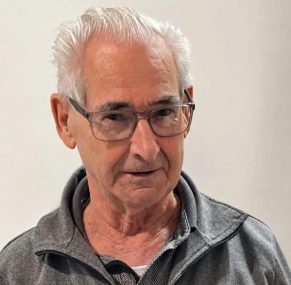 Seno Danilo Lunkes, aos 78 anos de idade. Foto: Divulgação.