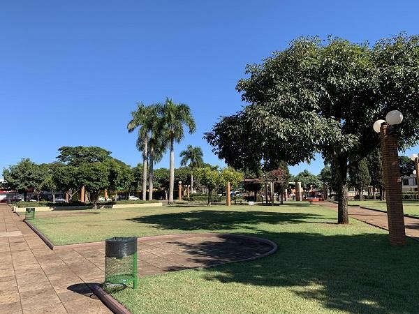 Praça da Bíblia em Nova Santa Rosa. Foto: Arquivo.