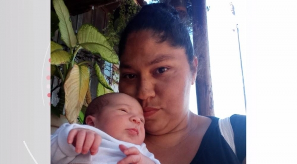 Tatiane afirma que deu à luz Louise sem ter sintomas clássicos de uma gravidez. — Foto: Arquivo pessoal