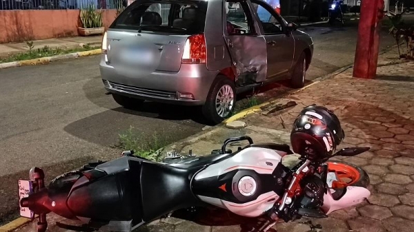Uma criança de dois anos, que estava no Fiat Palio. Foto: Catve.
