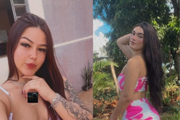 Primas Letycia Garcia Mendes e Sttela Dalva Melegari Almeida estão desaparecidas há mais de uma semana no Paraná. — Foto: Reprodução/Redes sociais