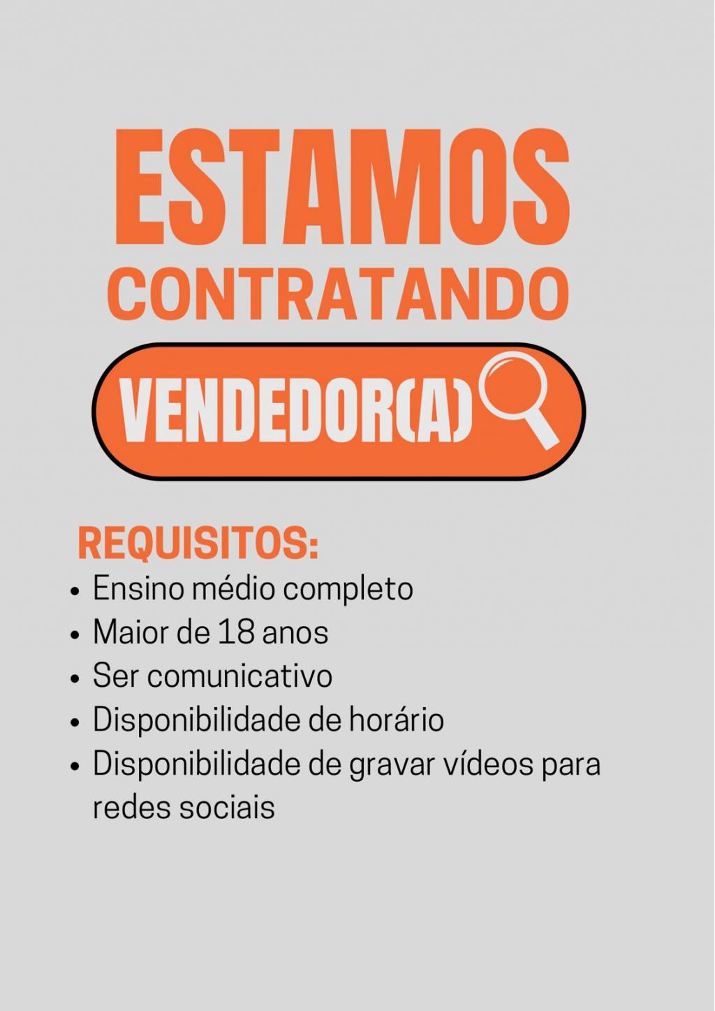 Oportunidade de trabalho